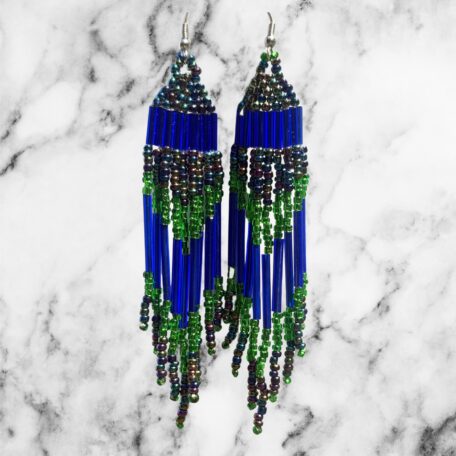 Midnight Jewel Boho Statement Luxe Earrings Evening Formal Wear