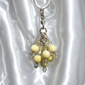 Golden Meadow Serpentine Luxe Handbag Charm Zipper Pull