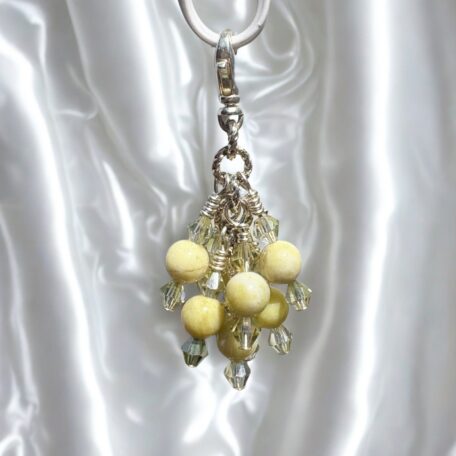 Golden Meadow Serpentine Luxe Handbag Charm Zipper Pull